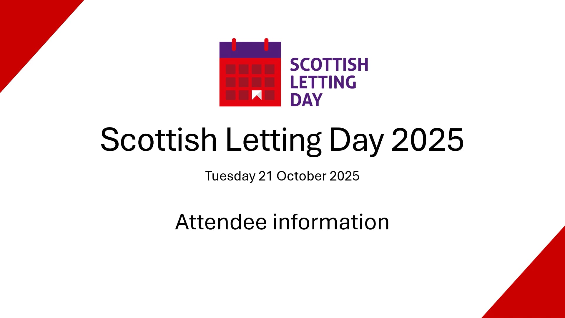 SLD 2025 Attendee Info event